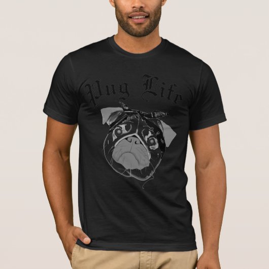 Pug Life! T-shirt (Voorkant)