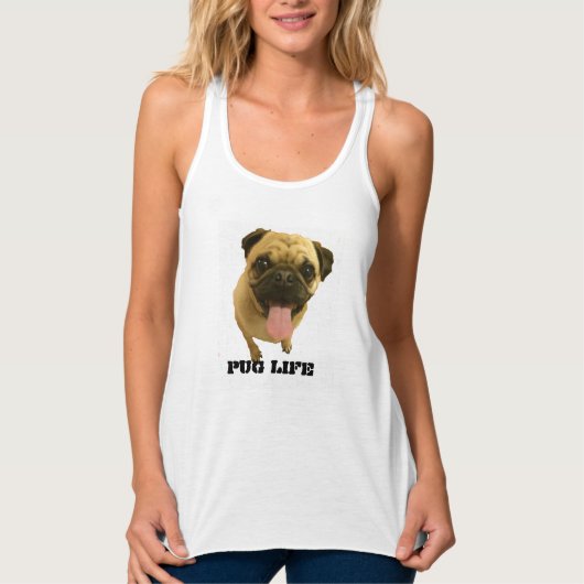 Pug Life Tanktop (Voorkant)