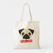 Pug Life Tote Bag (Achterkant)