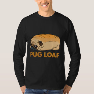 Pug Loaf, pug toast, grappige hond, meme, pug hond T-shirt