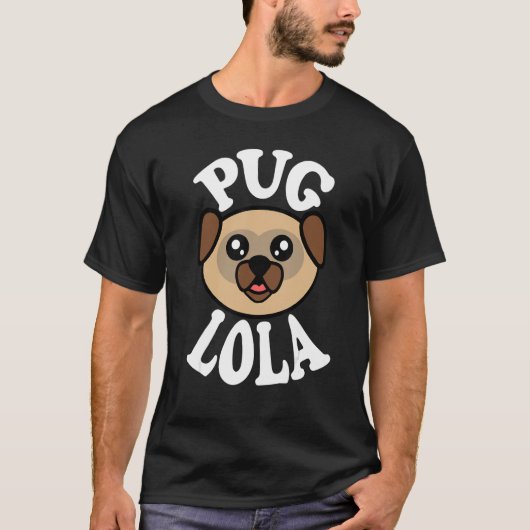 Pug Lola T-shirt (Voorkant)