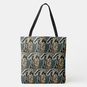 Pug Love Canvas tas