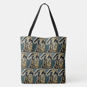 Pug Love Canvas tas (Achterkant)