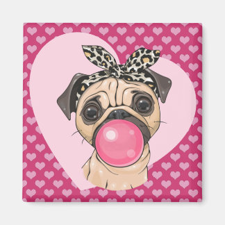 Pug Love Magneet