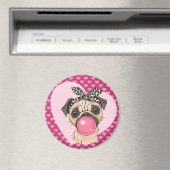 Pug Love Magnet Magneet (Insitu (Vaatwasser))