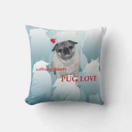 Pug Love Pillow Kussen
