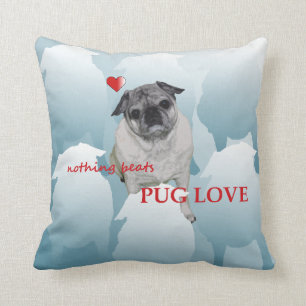 Pug Love Pillow Kussen