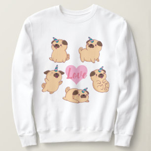 Pug Love Trui