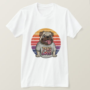 Pug Love Vibes T-shirt