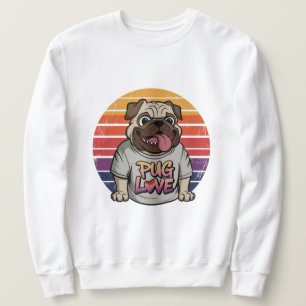 Pug Love Vibes Trui