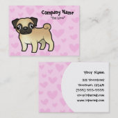 Pug Love Visitekaartje (Voorkant / Achterkant)