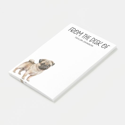 Pug Lover Post-it® Notes (Schuin)