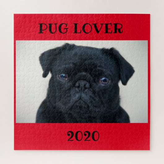 Pug Lover Puzzle 600 + Legpuzzel (Verticaal)
