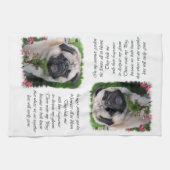 Pug Lovers Art Theedoek (Horizontaal)