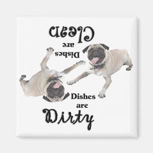 Pug Lovers Dishwasher Magnet Magneet