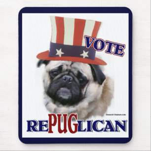 Pug Lovers Gifts Muismat