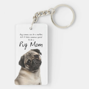 Pug Ma Key Ring Sleutelhanger