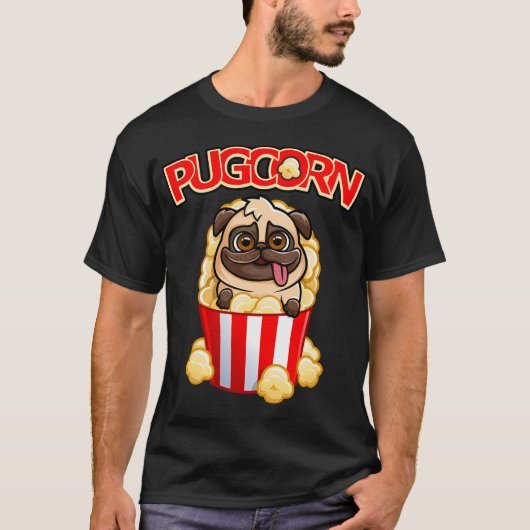Pug Maan T-shirt (Voorkant)