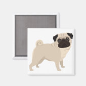 Pug Magneet (Voorkant / Achterkant)