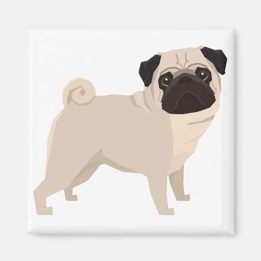 Pug Magneet (Voorkant)