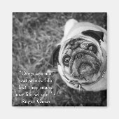 Pug magnet magneet (Voorkant)