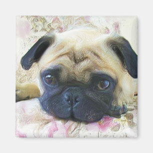 Pug magnet magneet