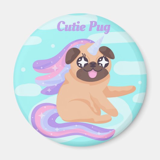 Pug Magnet Magneet (Voorkant)