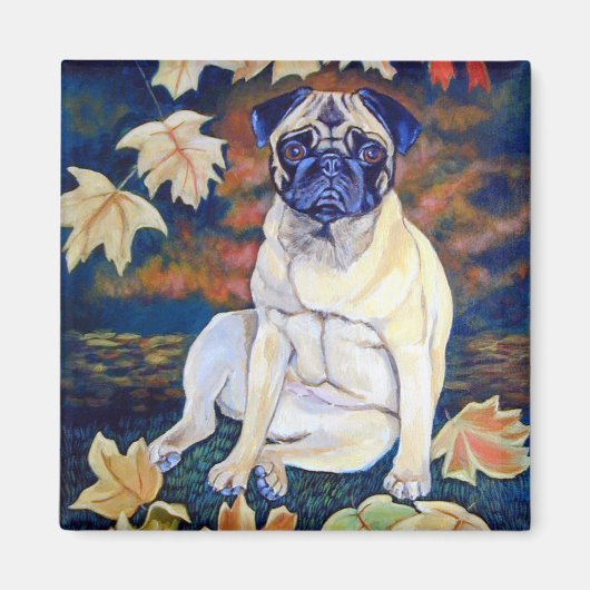 Pug Magnet Magneet (Voorkant)
