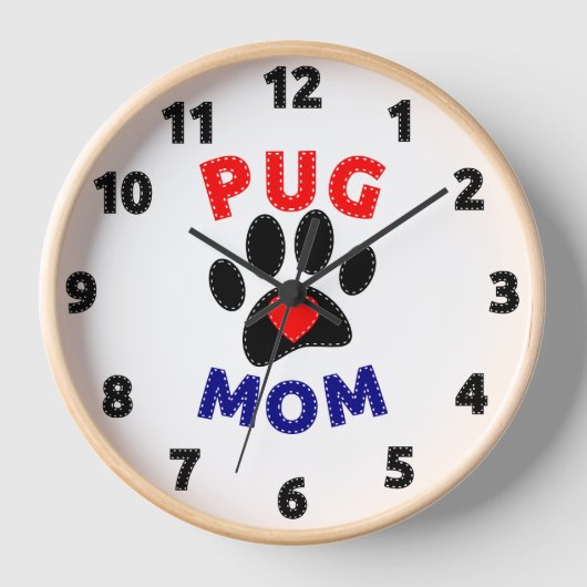 Pug Mam Hond Mam Tekening (Voorkant)