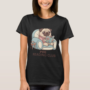 Pug Mama Bloem Sjaal Hond Liefhebber Moederdag T-shirt