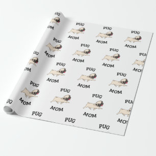 Pug mama Cadeaupapier