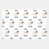 Pug mama inpakpapier vel (Voorkant 3)