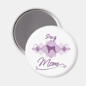 Pug mama magneet (Voorkant / Achterkant)