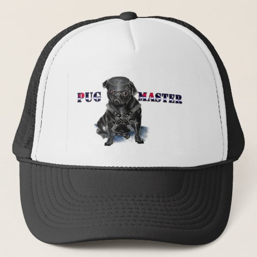 Pug Master Trucker Pet (Voorkant)