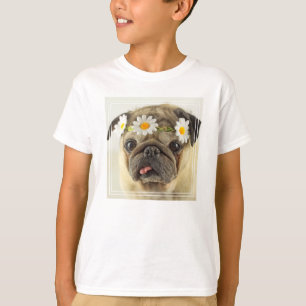 Pug met Daisy Crown T-shirt