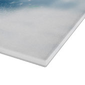 Pug met kerstkerstkerstkerstkerstkerstman snijplank (Hoek)