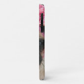 Pug met roze romp Case-Mate iPhone case (Achterkant/links)