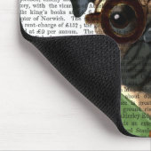 Pug met Steampunk Bowler Pet Muismat (Hoek)