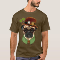 Pug met Steampunk Bowler Pet