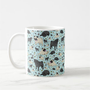 Pug Mok in Blauw