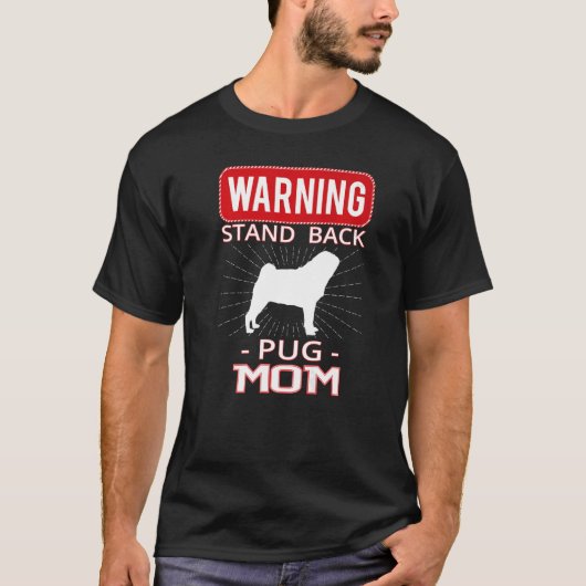 Pug Mops Carlin Hondenras 1 T-shirt (Voorkant)