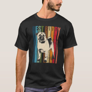 Pug Mops Carlin Hondenras 2 T-shirt