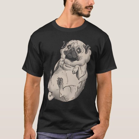 PUG MOPS KLOPS T-SHIRT (Voorkant)