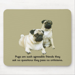 Pug Mousepad Muismat