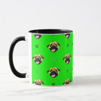 Pug Mug Groen Mok