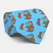Pug Necktie Stropdas (Opgerold)