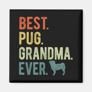 Pug Oma Ooit Hondenliefhebbers Moederdag Magneet
