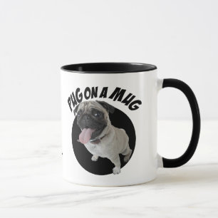 Pug op een Mok