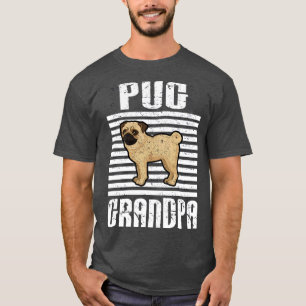 Pug opa trotse honden t-shirt