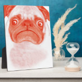 PUG_oranje3.png Fotoplaat (Zijkant)